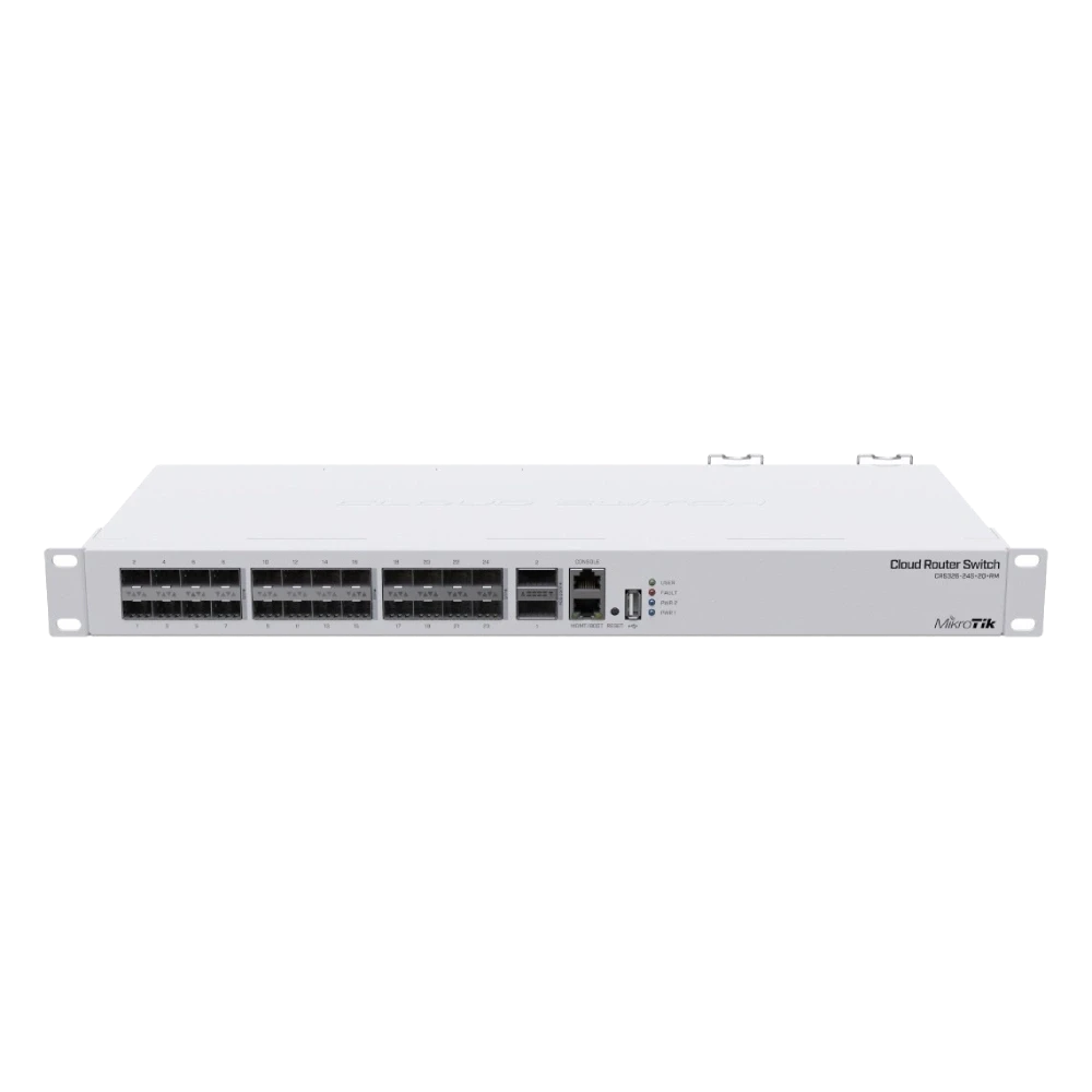 MikroTik CRS326-24S+2Q+RM 24-портовый управляемый